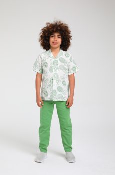 Erkek Çocuk Ananas Desenli Gömlek