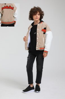 Erkek Çocuk Dolgulu Bomber Ceket